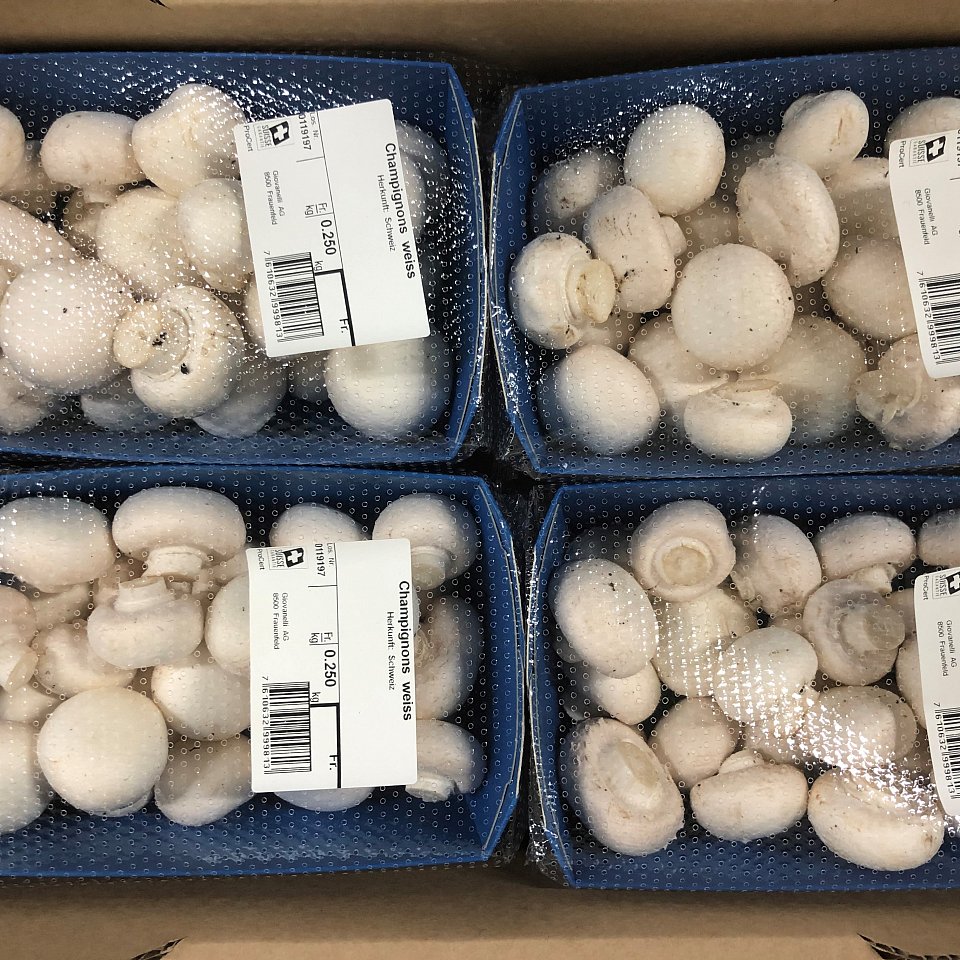 Champignons 250gr Schalen