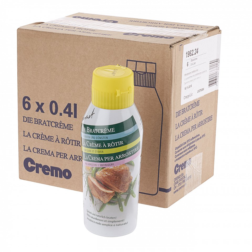 Bratcrème Flasche 6 x 4 dl