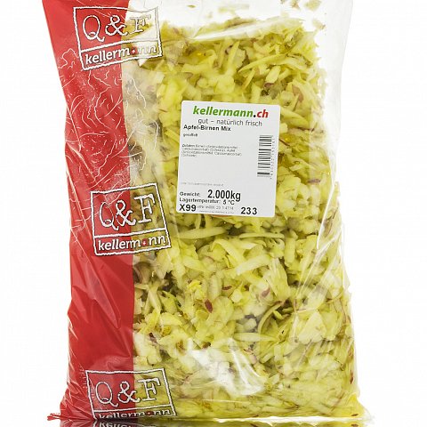 Äpfel Birnen Mix geraffelt 2kg Q&F