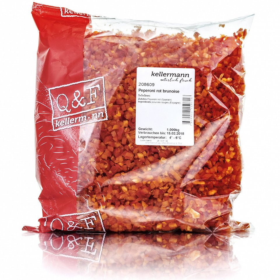 Peperoni rot Brunoise 1 kg