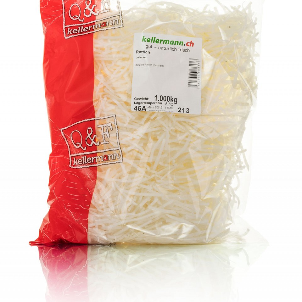 Rettich Julienne 2 mm 1 kg