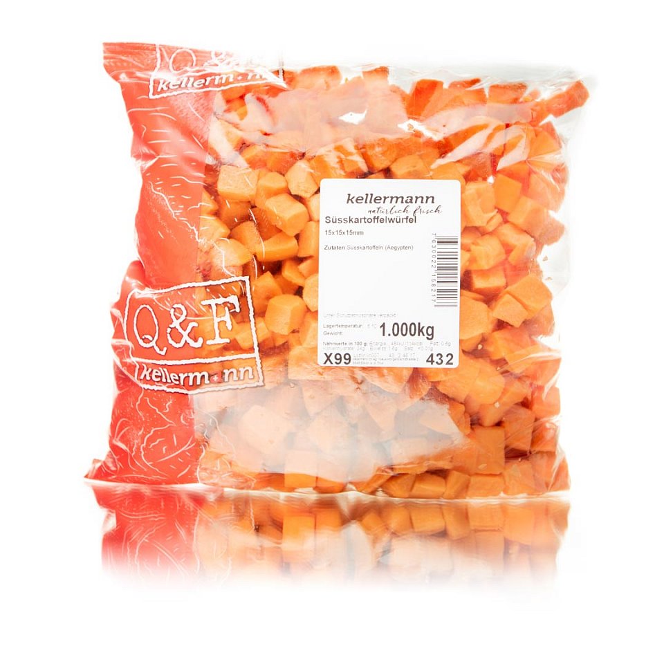 Süsskartoffel Würfel 1 kg