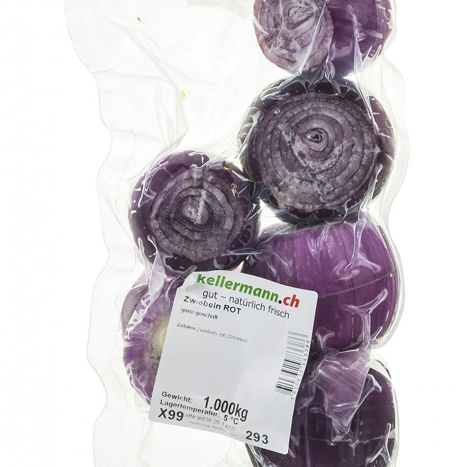 Zwiebeln ROT geschält 1kg Q&F